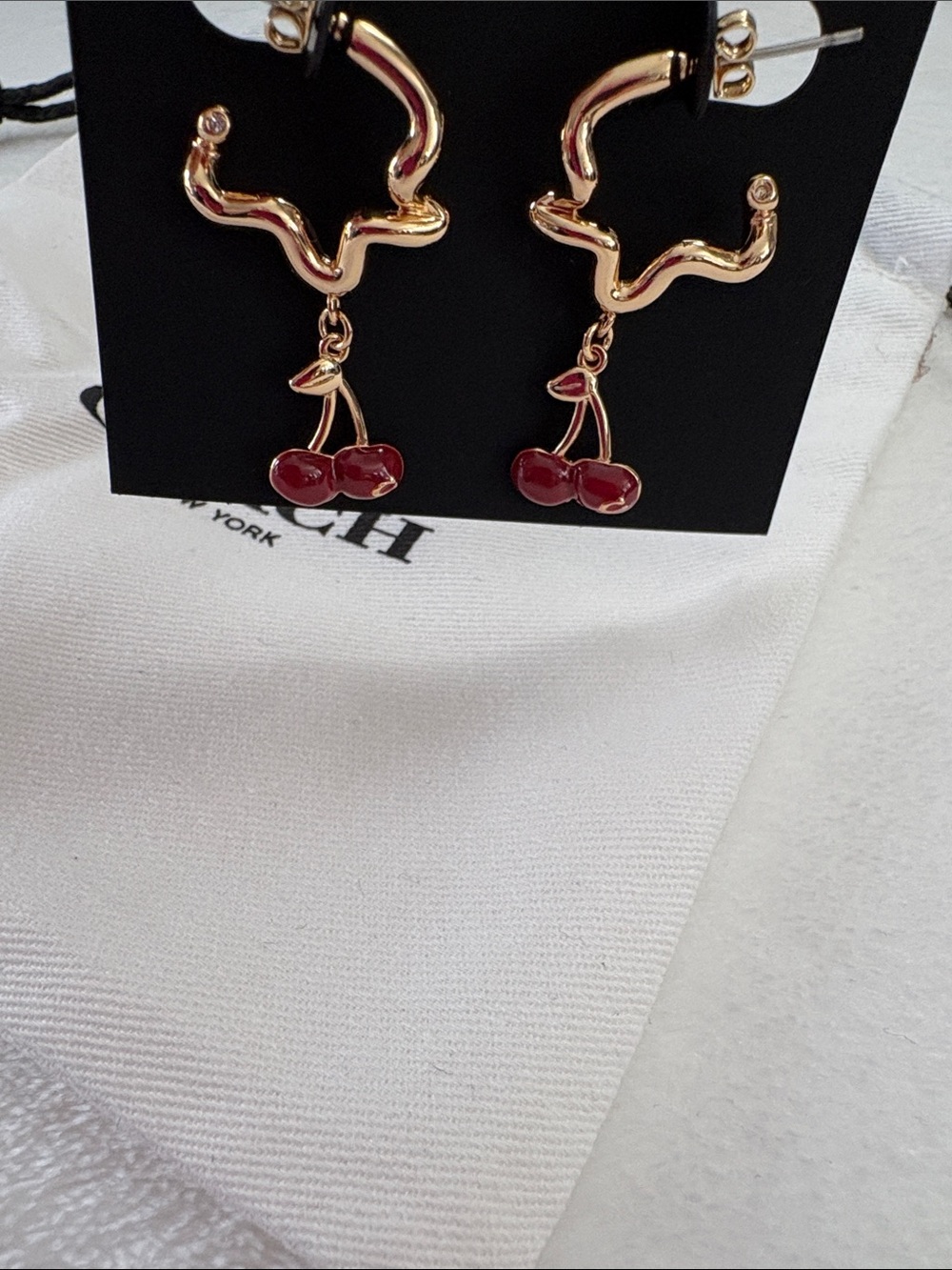 Coach Cherry Earrings - Picture 12 of 12